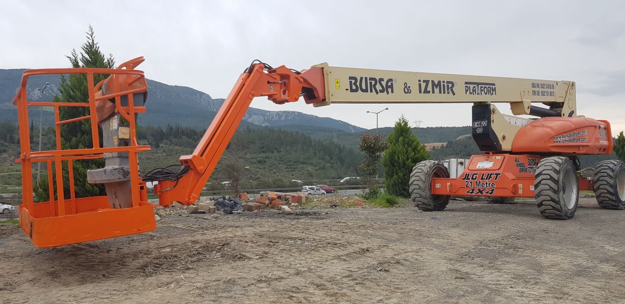 21 Metre Ak�l� Eklemli Platform