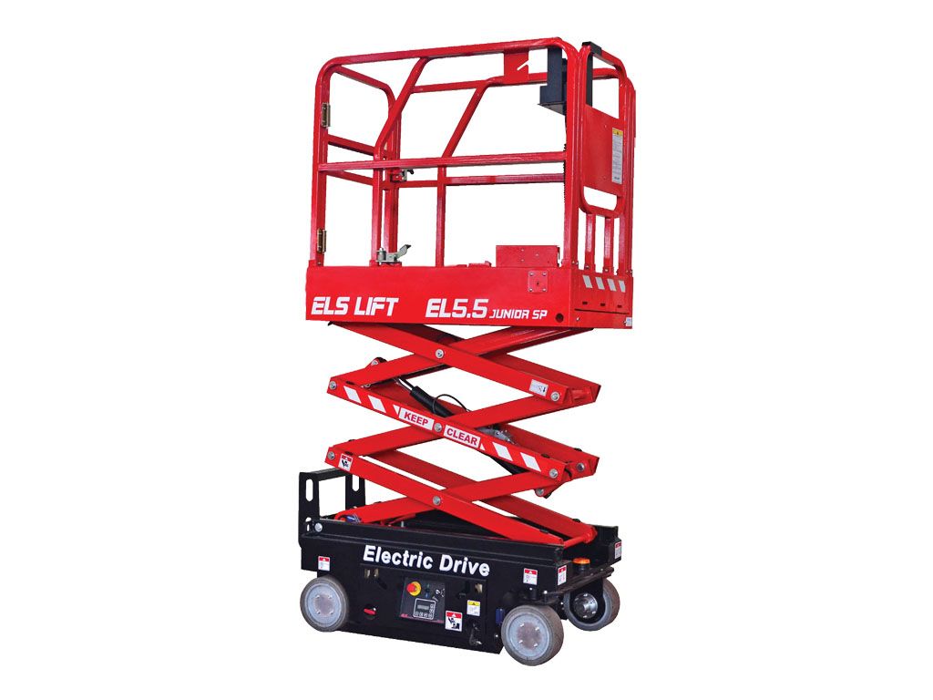 5.5 Metre Ak�l� Makasl� Manlift (Sepet Uzatmal�)